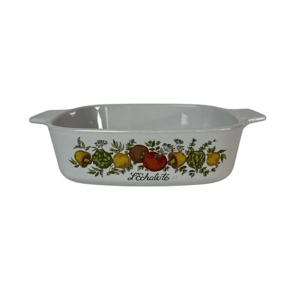 Vintage Corning Ware L’Echalote 1 Qt Casserole Dish A-1-B Spice of Life